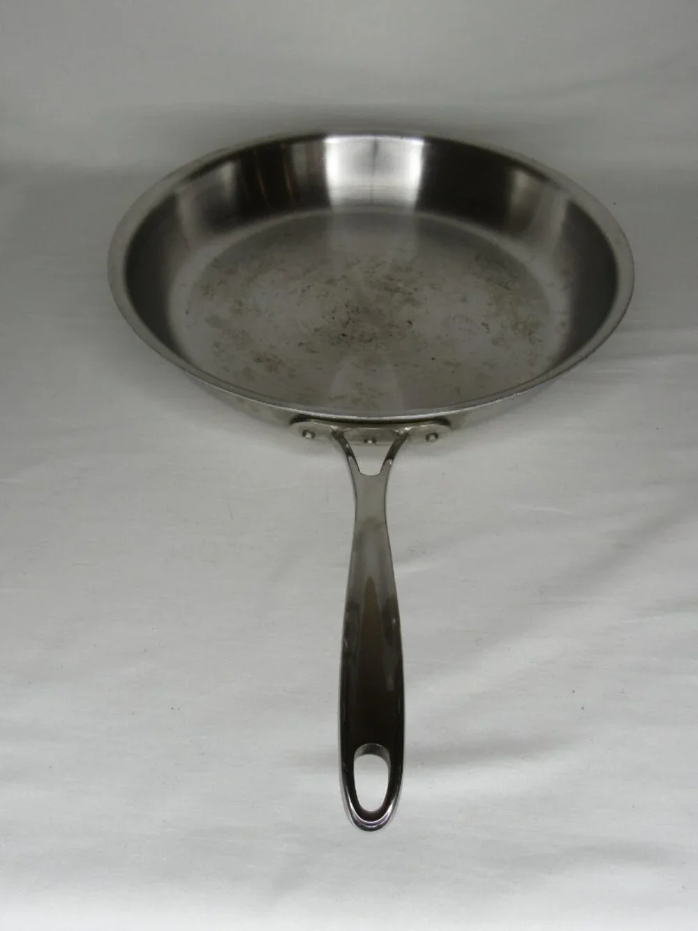3 Calphalon Stainless Steel Fry Pan Set  8
